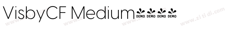 VisbyCF Medium字体转换